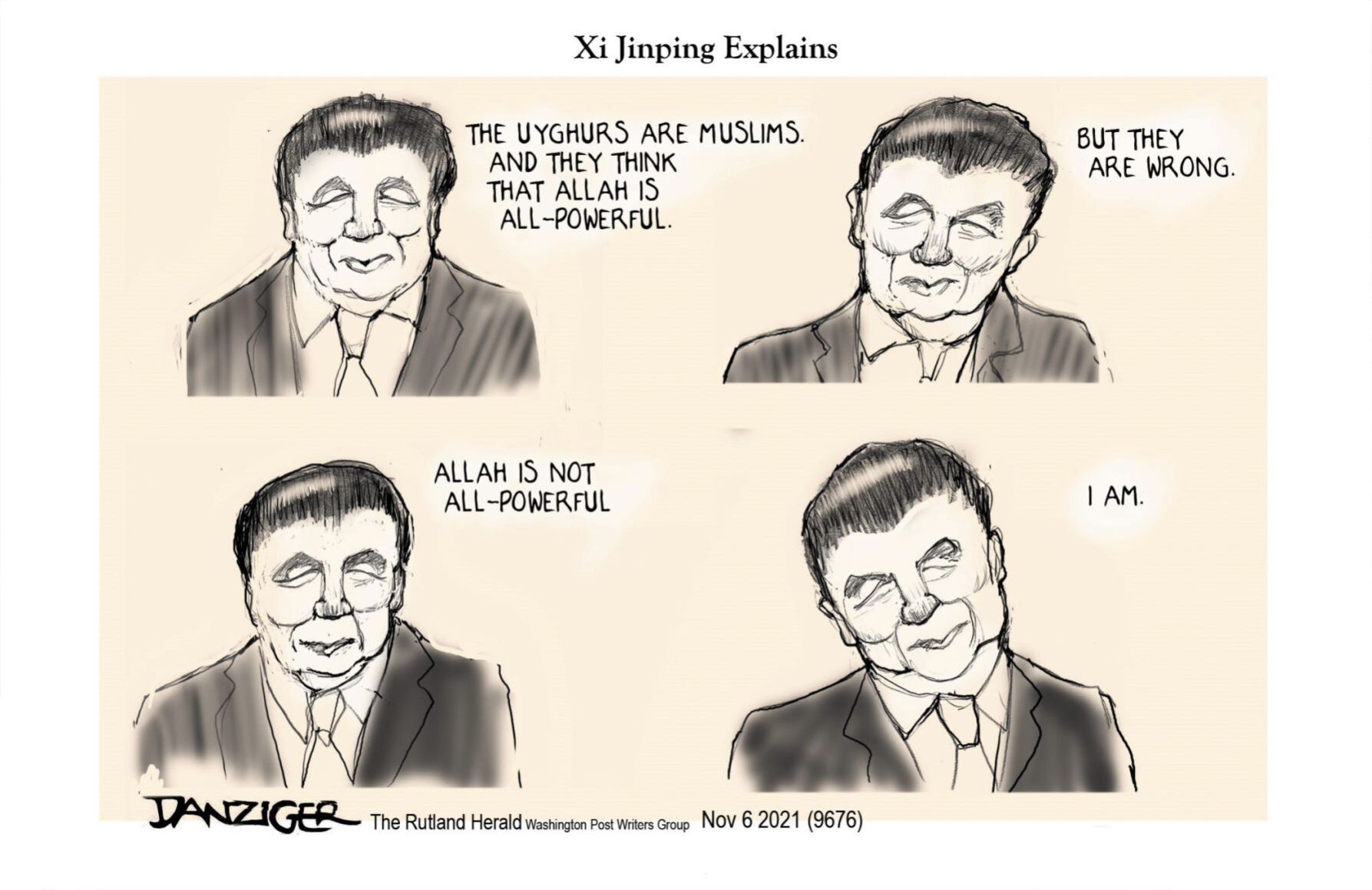 Jeff Danziger cartoon